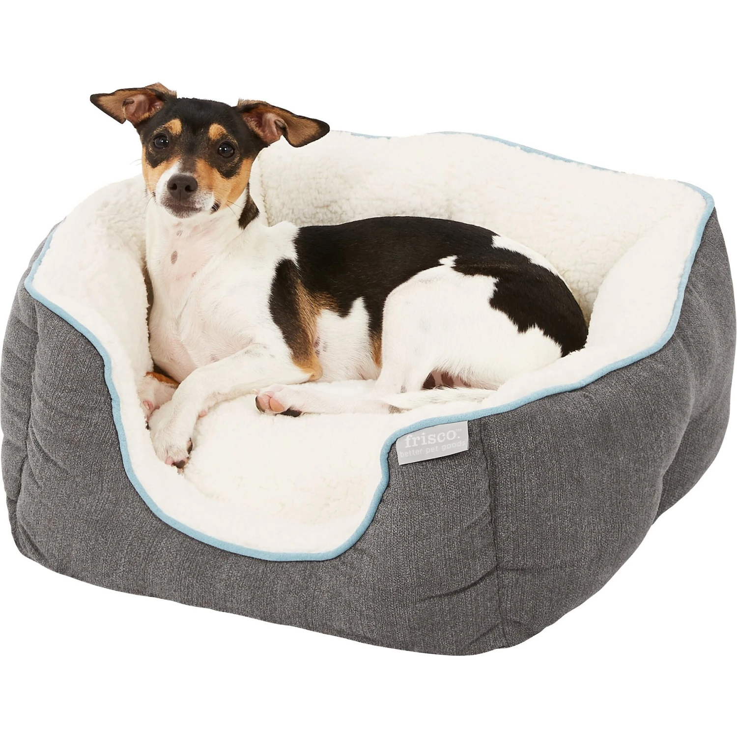 Frisco Square Deep Bolster Dog Bed - Image 4