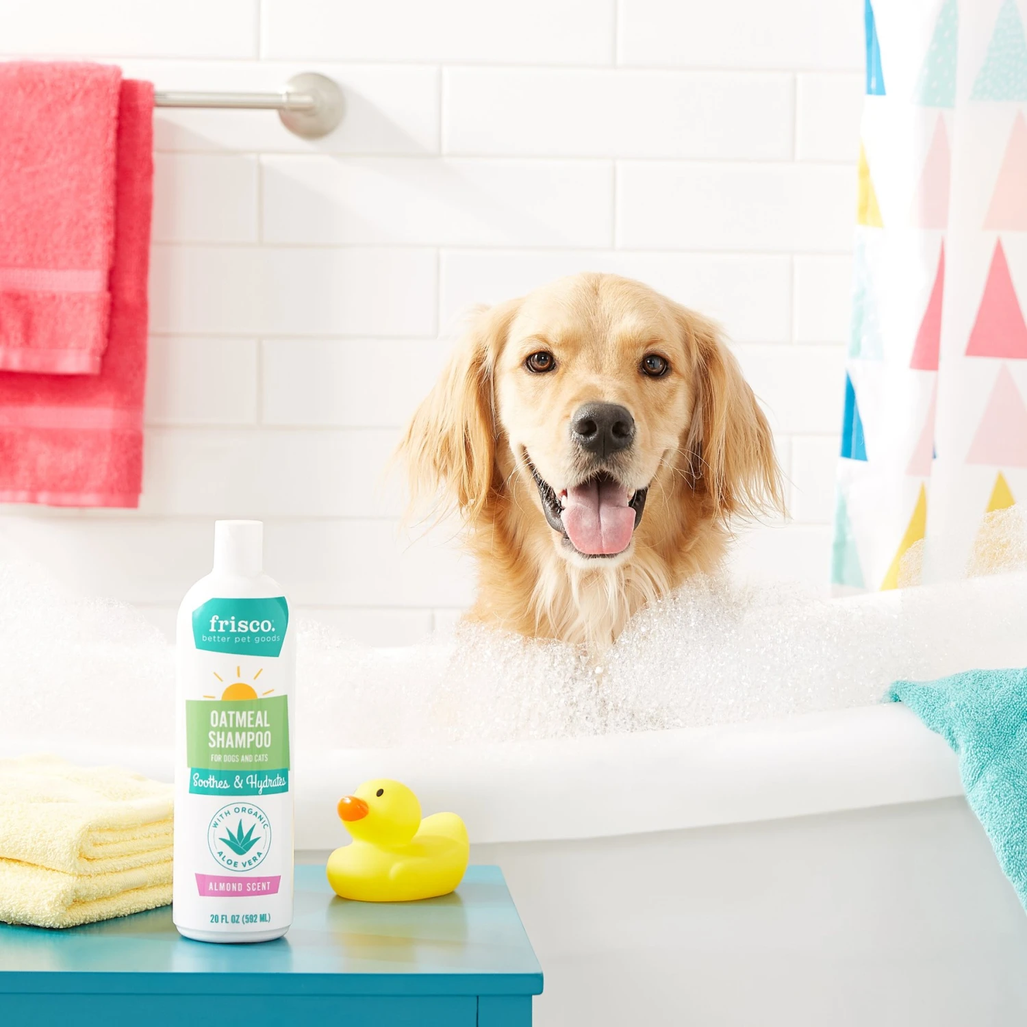 Frisco Oatmeal Dog & Cat Shampoo, Almond Scent - Image 3