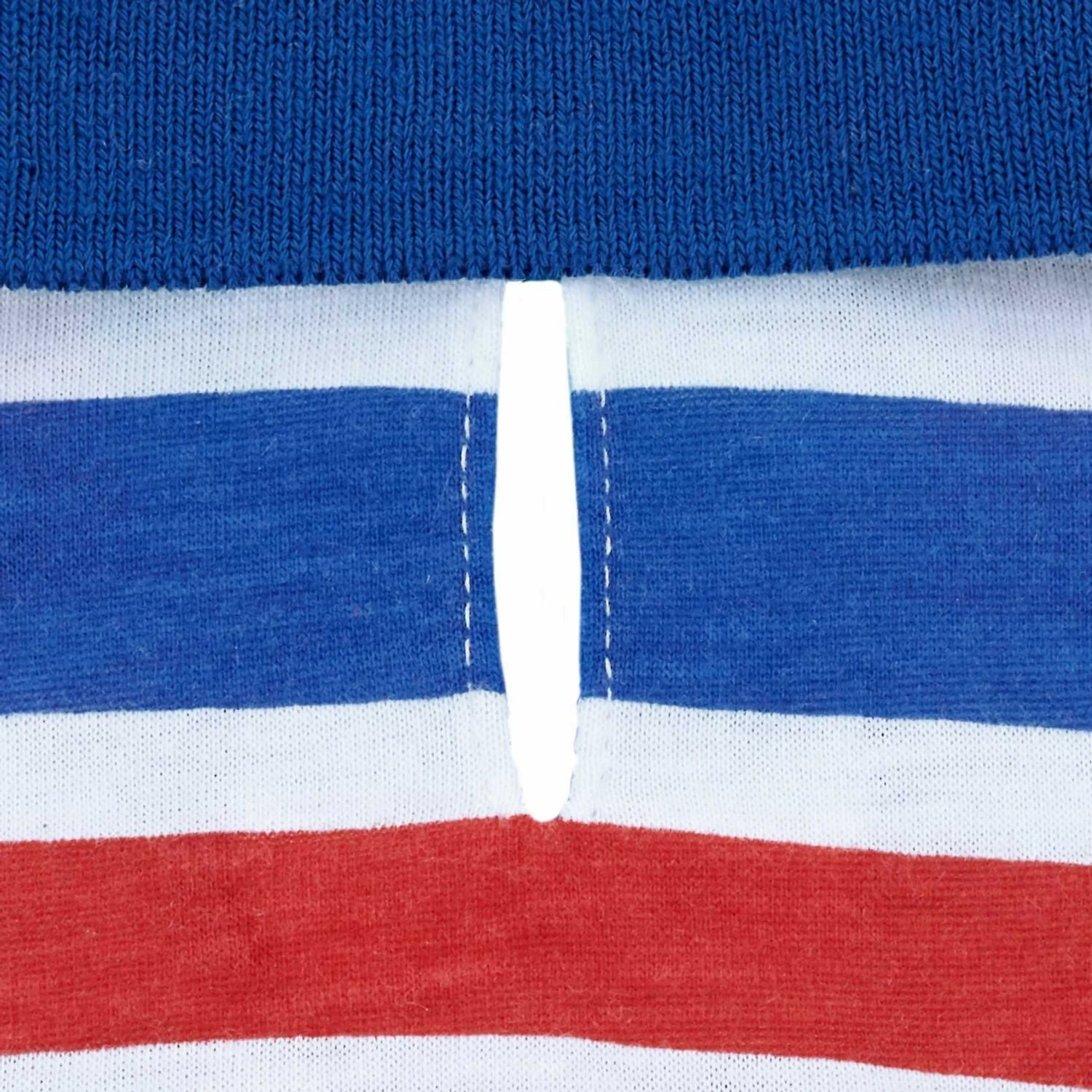 Frisco Striped Dog & Cat Polo Shirt, Red & Blue - Image 5