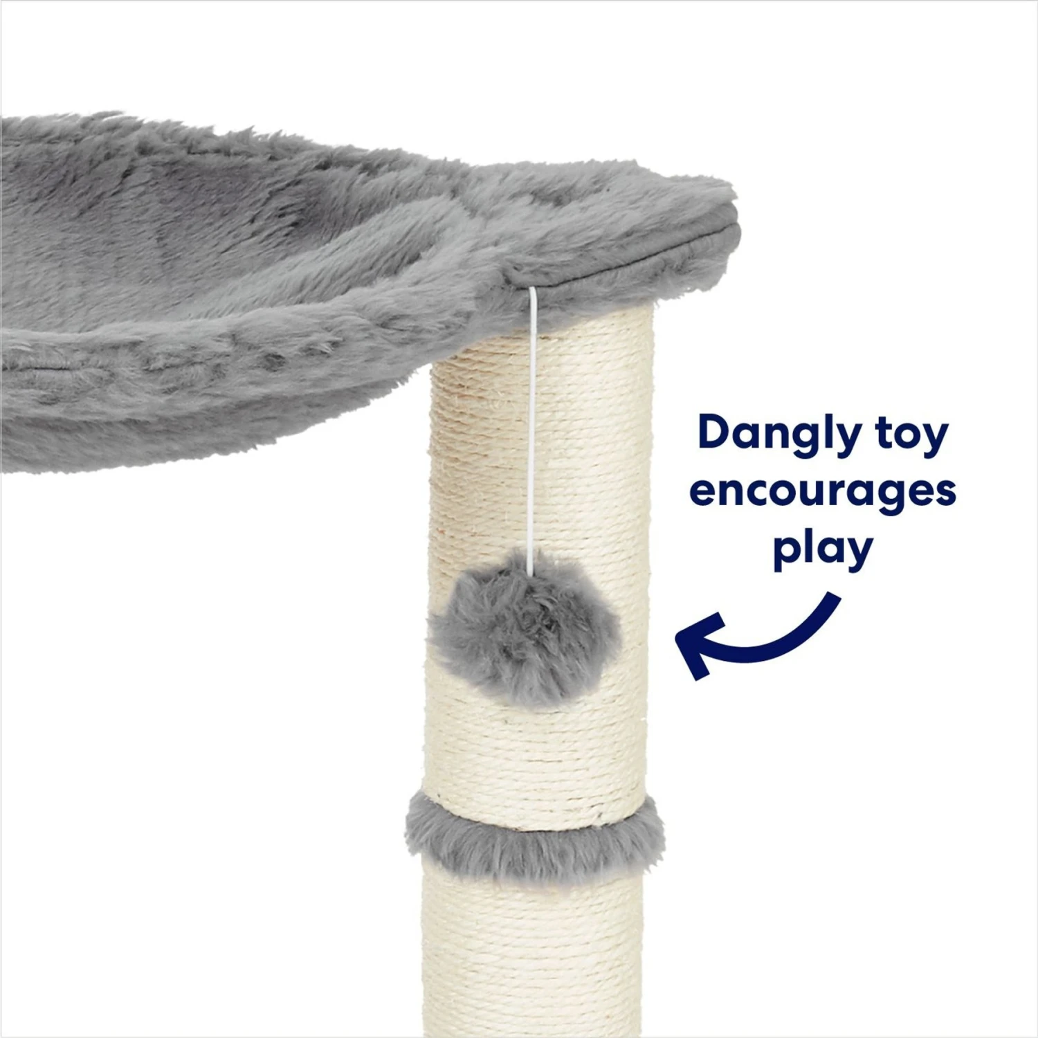 Frisco 20-in Faux Fur Cat Tree - Image 3
