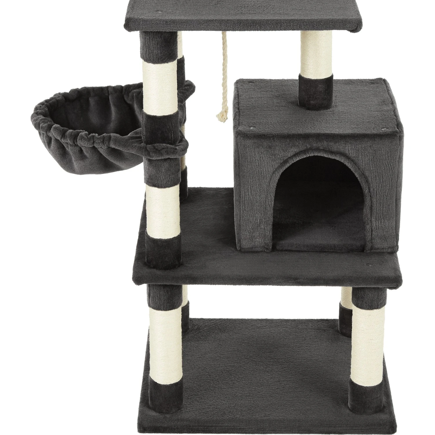 Frisco 59-in Faux Fur Cat Tree & Condo - Image 4