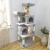 Frisco 61-in Faux Fur Cat Tree & Condo