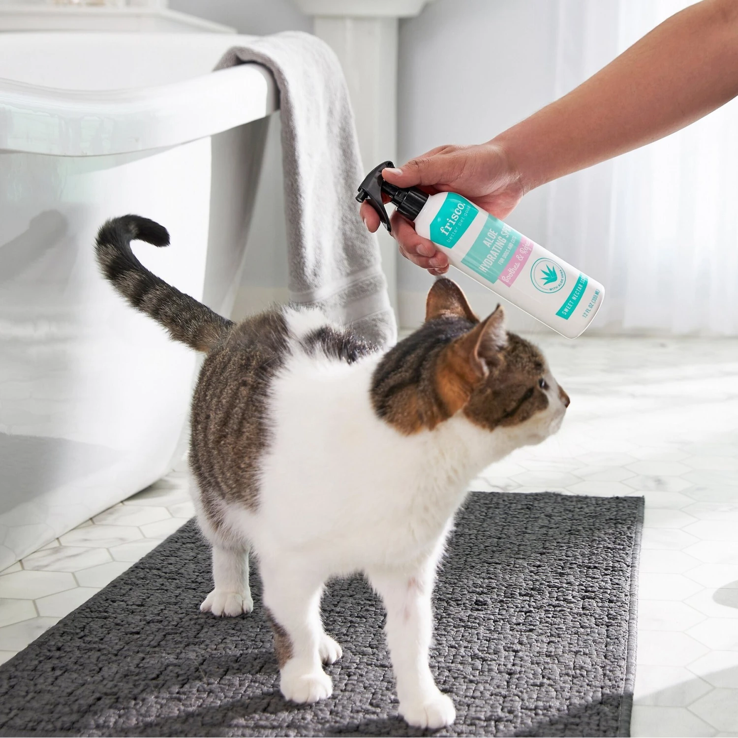 Frisco Aloe Hydrating Dog & Cat Spray, Sweet Nectar Scent - Image 4