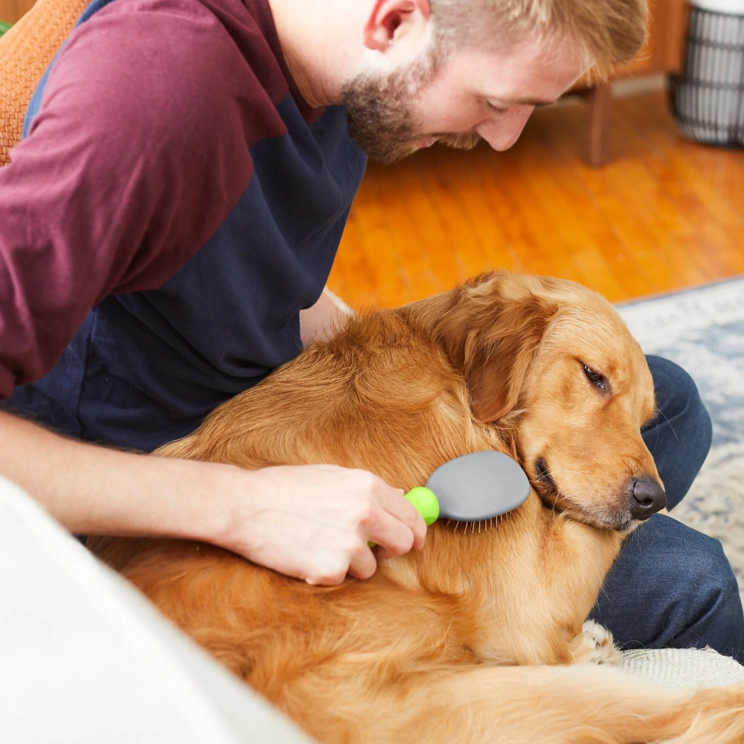 Frisco Cat & Dog Pin Brush - Image 4