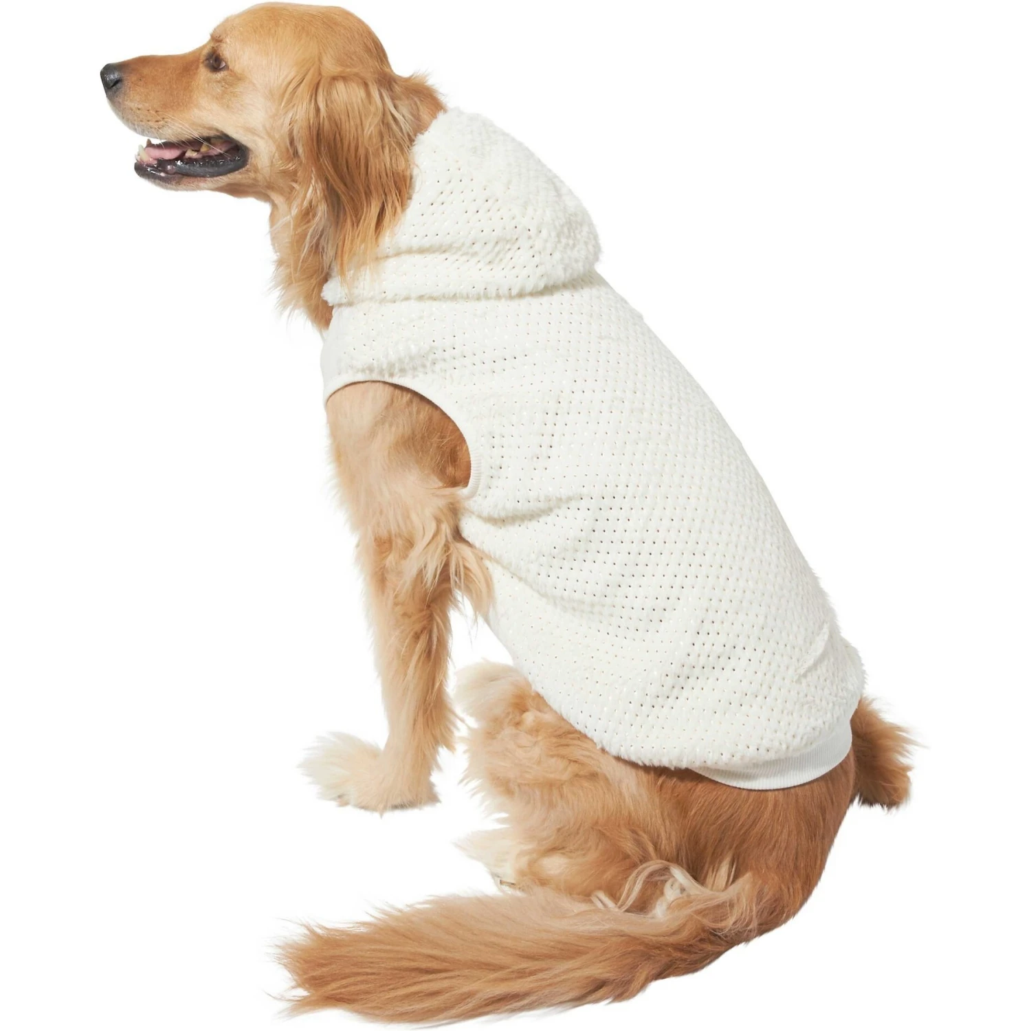 Frisco Plush Fur Dog & Cat Hoodie - Image 4