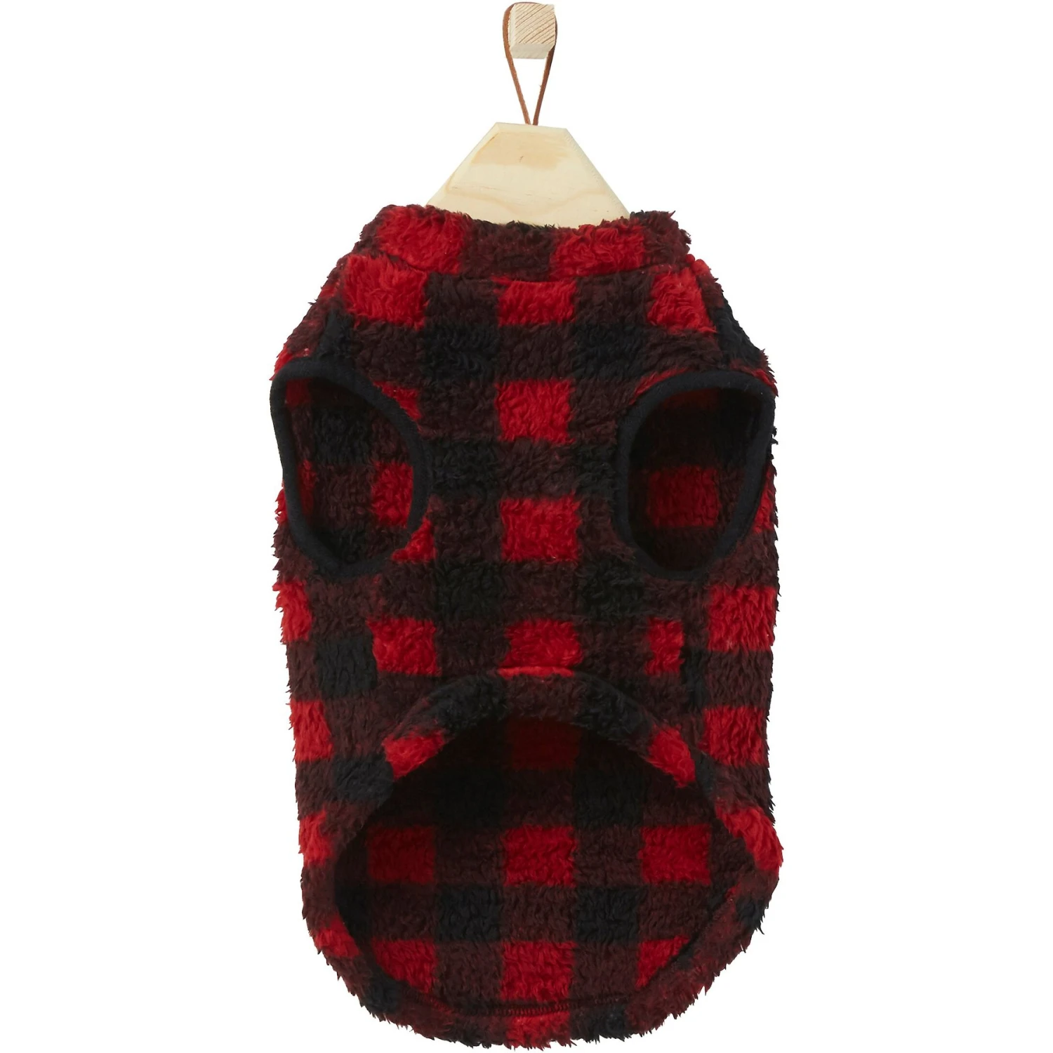 Frisco Ultra Lightweight Plaid Dog & Cat Fleece Vest - Image 5