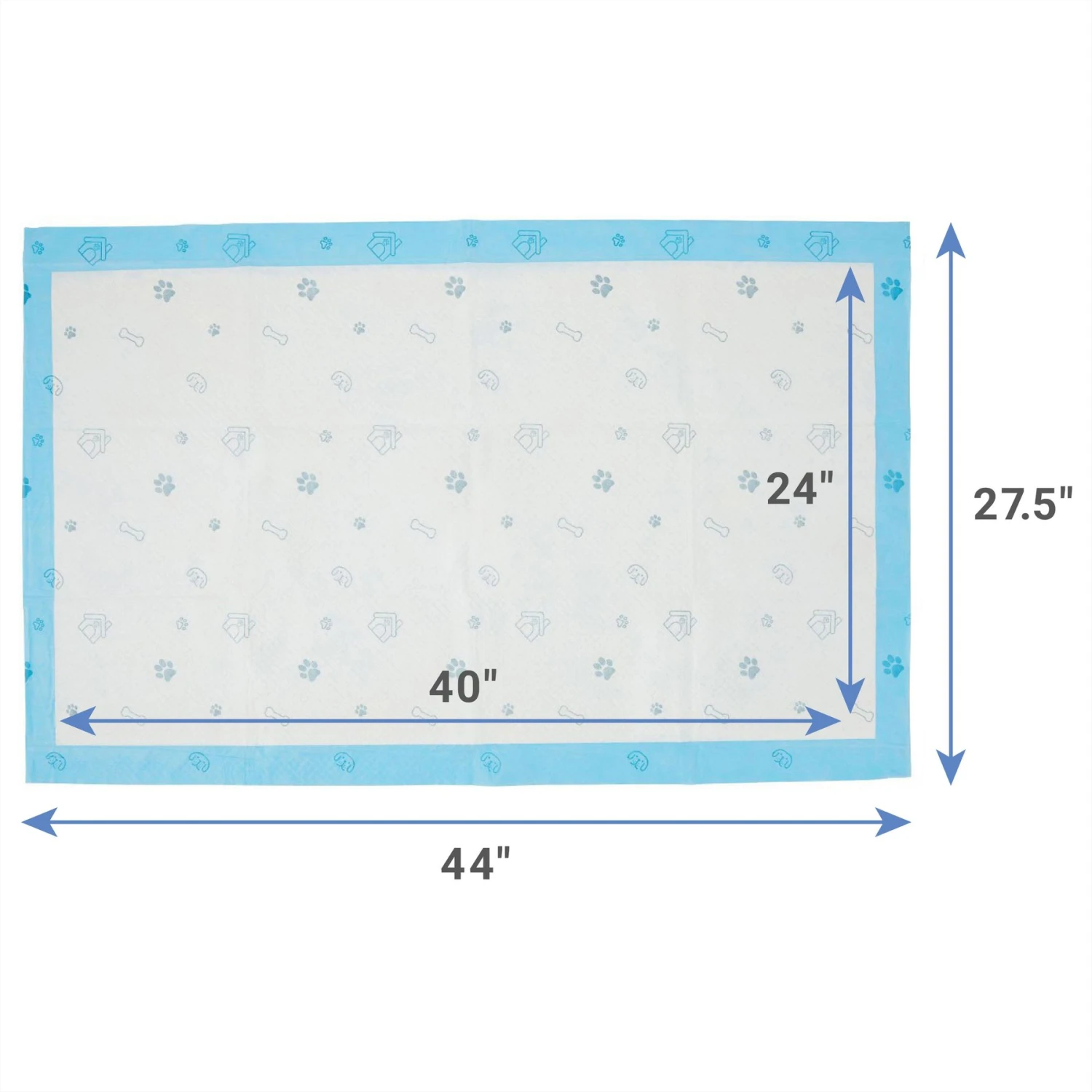 Frisco Premium Giant Printed Dog Training & Potty Pads, 27.5 X 44-in, Unscented - Image 3