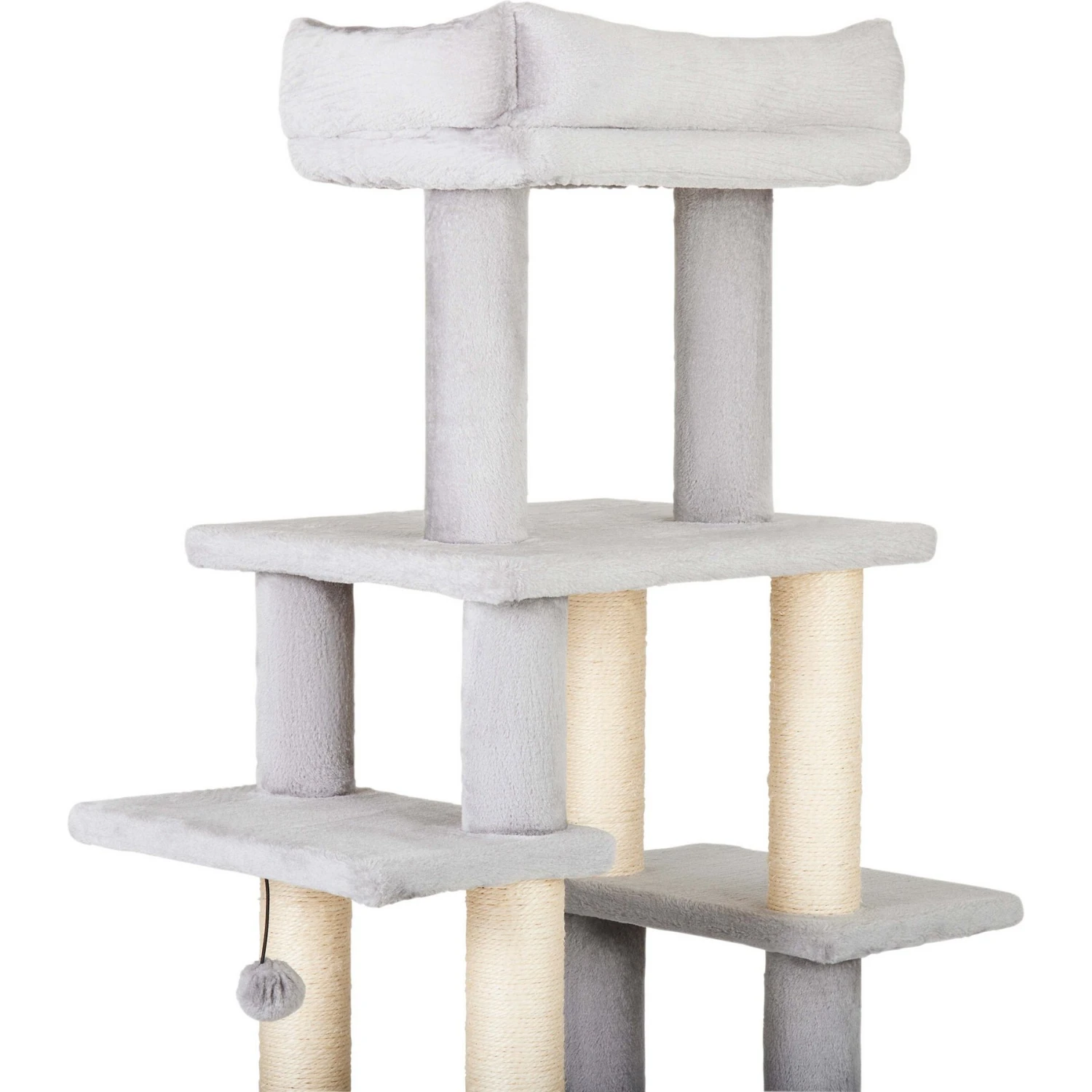Frisco 71-in Faux Fur Cat Tree & Condo - Image 4