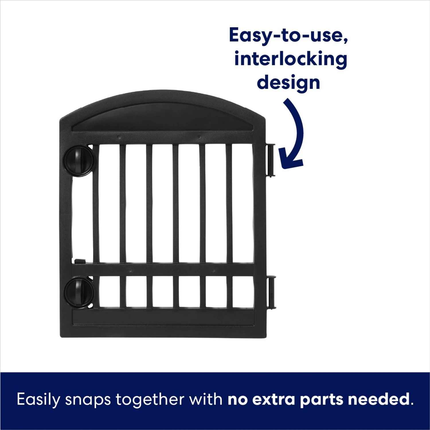 Frisco 4-Panel Dog Exercise Playpen With Door, 24-in - Image 6