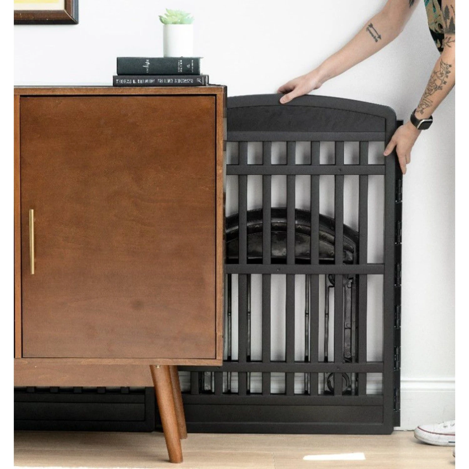 Frisco 4-Panel Dog Exercise Playpen With Door, 24-in - Image 8