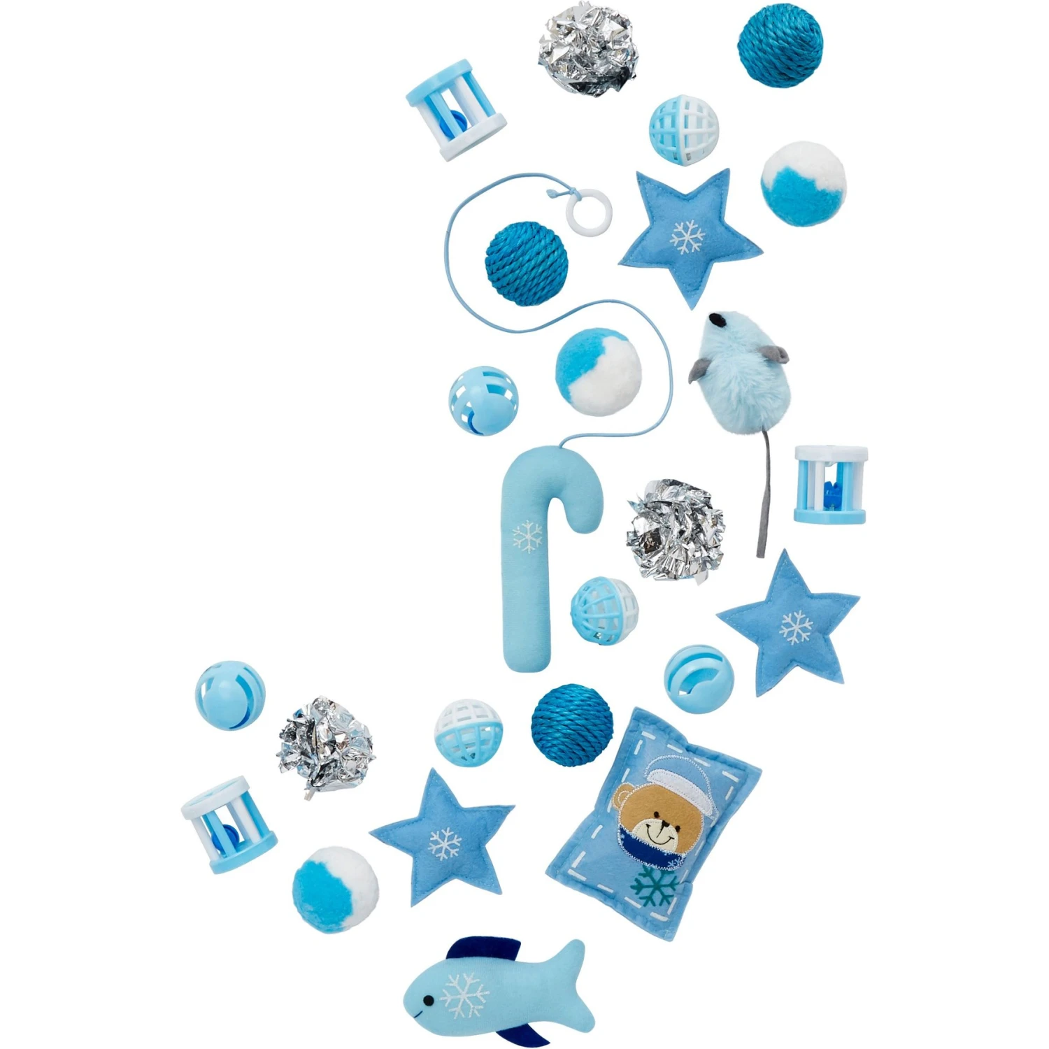 Frisco Holiday Stocking Variety Pack Cat Toy With Catnip, 25 Count - Image 4