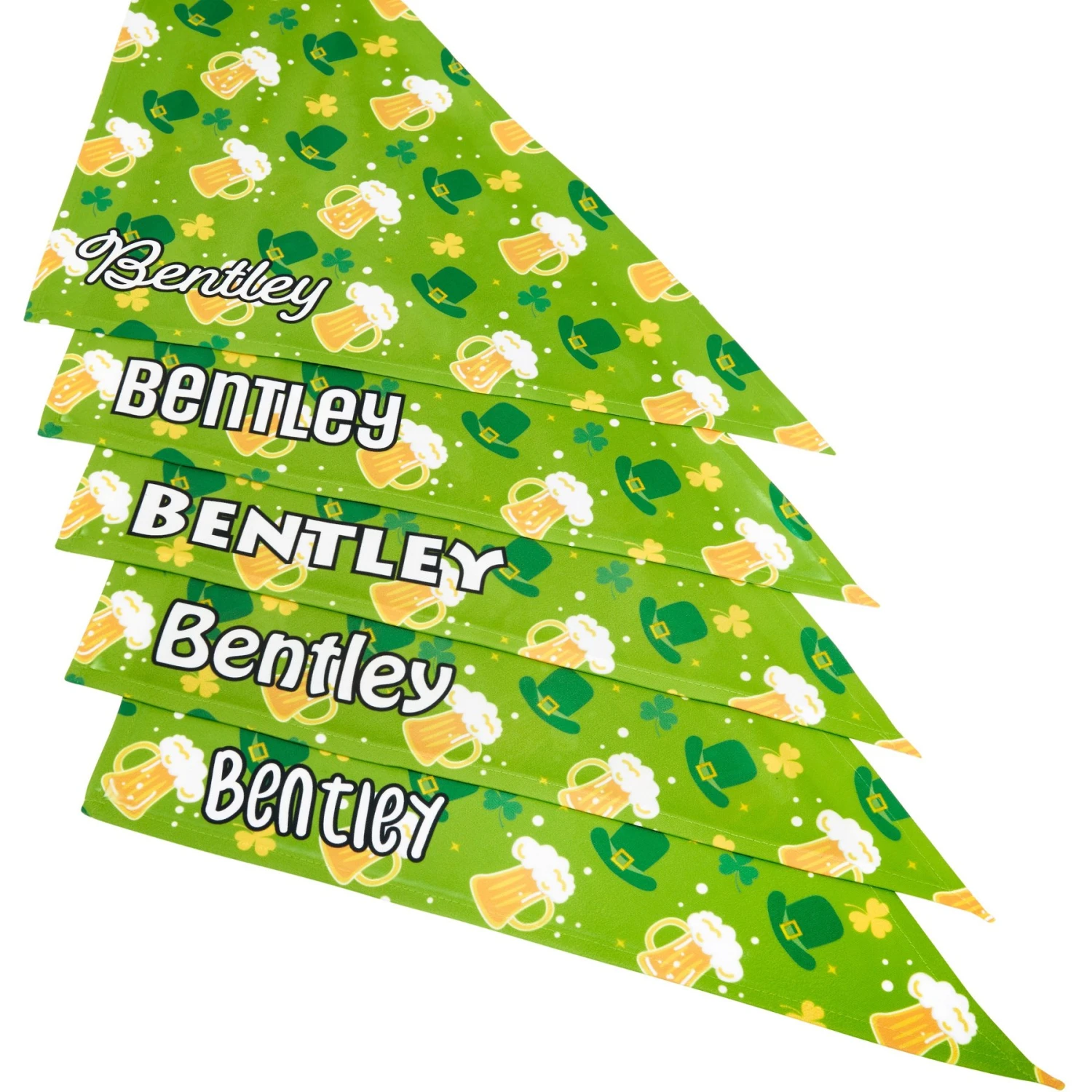 Frisco Green Ale Personalized Dog & Cat Bandana - Image 5