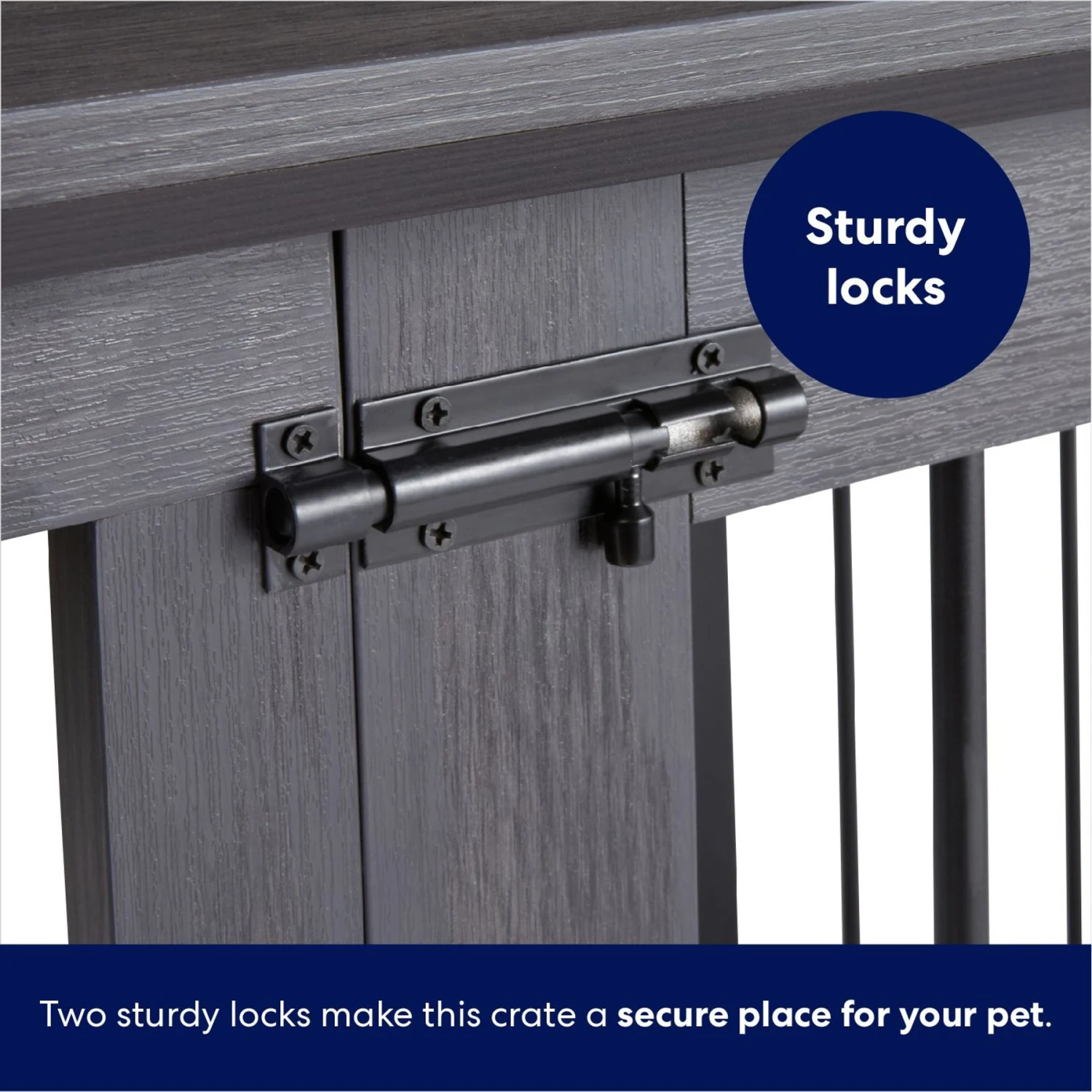 Frisco "Broadway" Dog Crate Credenza & Mat Kit - Image 6