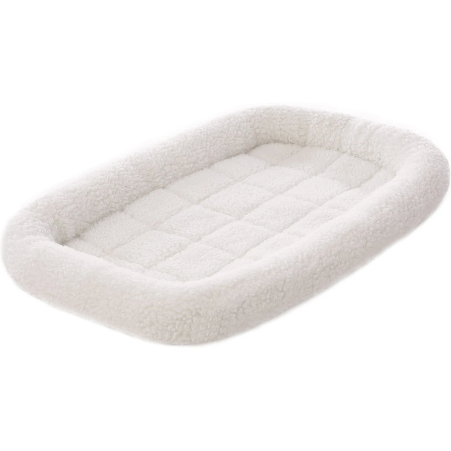 Frisco Heavy Duty Fold & Carry Single Door Collapsible Wire Dog Crate & Frisco Quilted Dog Crate Mat - Image 4