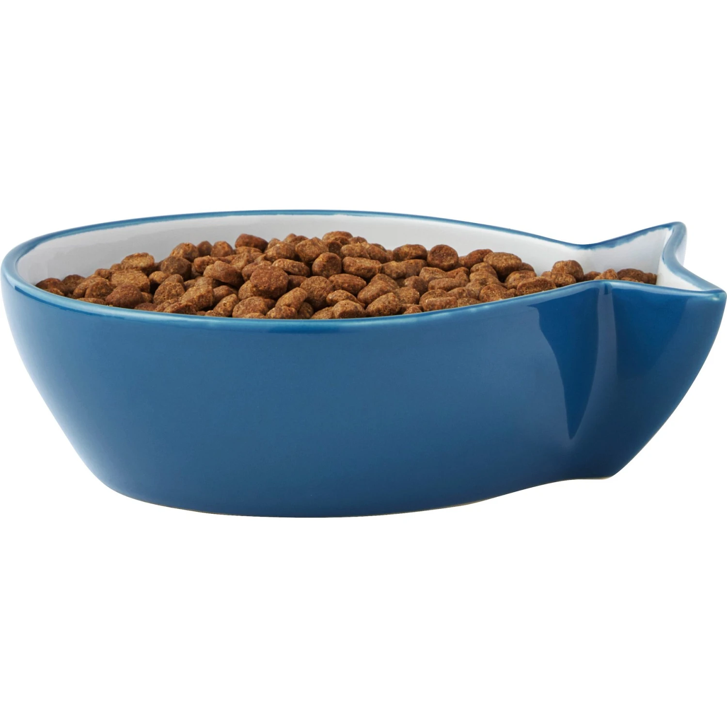 Frisco Fish Shaped Non-skid Ceramic Cat Bowl - Image 3