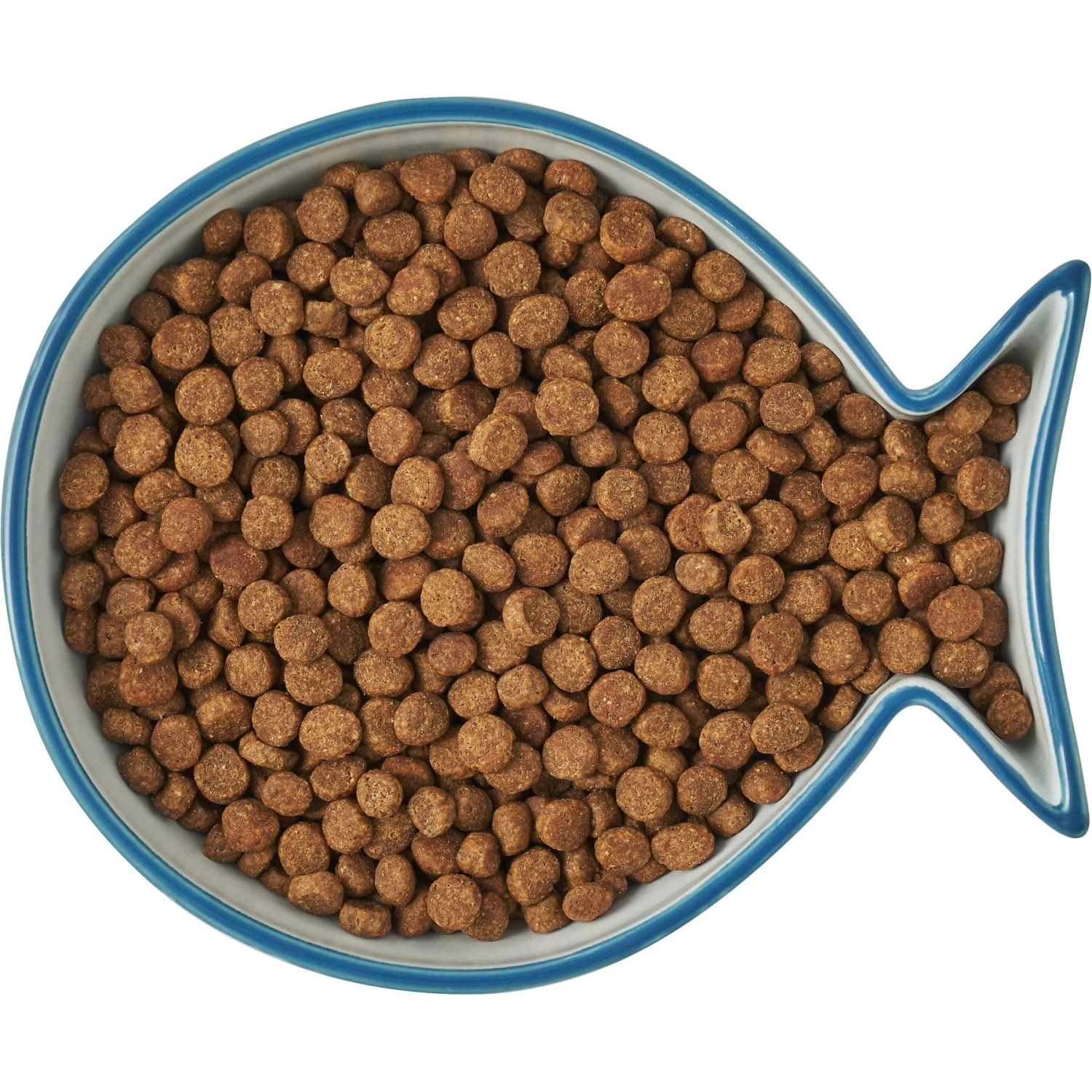 Frisco Fish Shaped Non-skid Ceramic Cat Bowl - Image 5