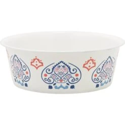 Frisco Bohemian Non-Skid Stainless Steel Dog & Cat Bowl