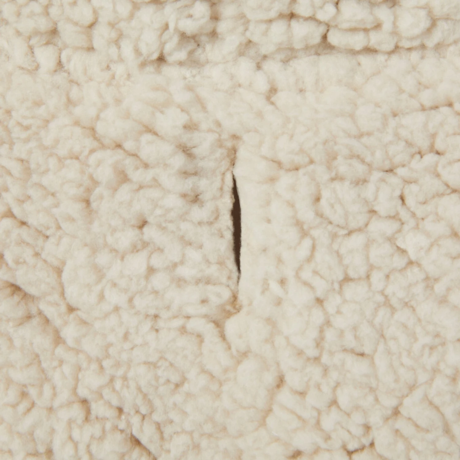 Frisco Lightweight Soft Sherpa Dog & Cat Coat, Oatmeal - Image 6