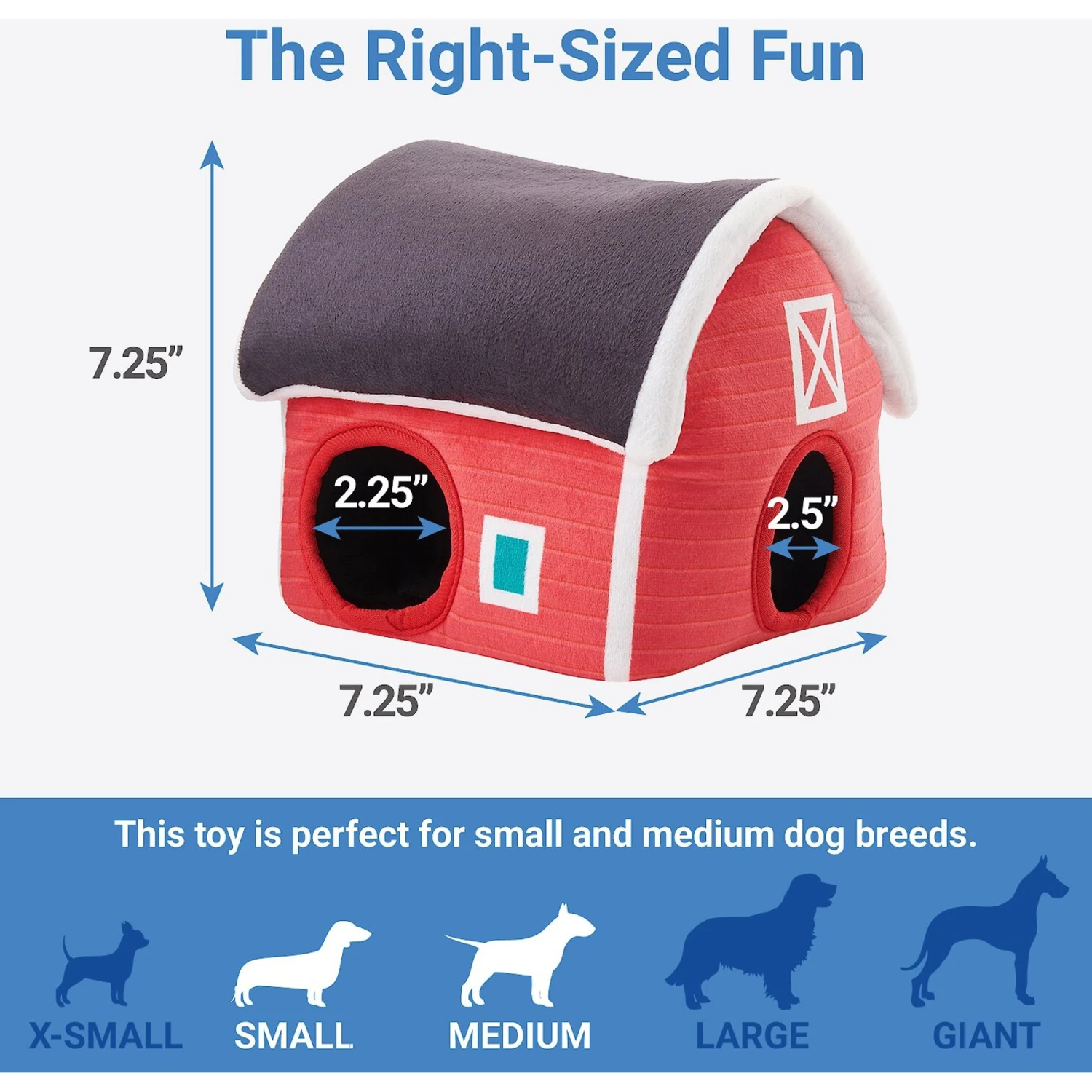 Frisco Fall Farmhouse Hide & Seek Puzzle Plush Squeaky Dog Toy - Image 2