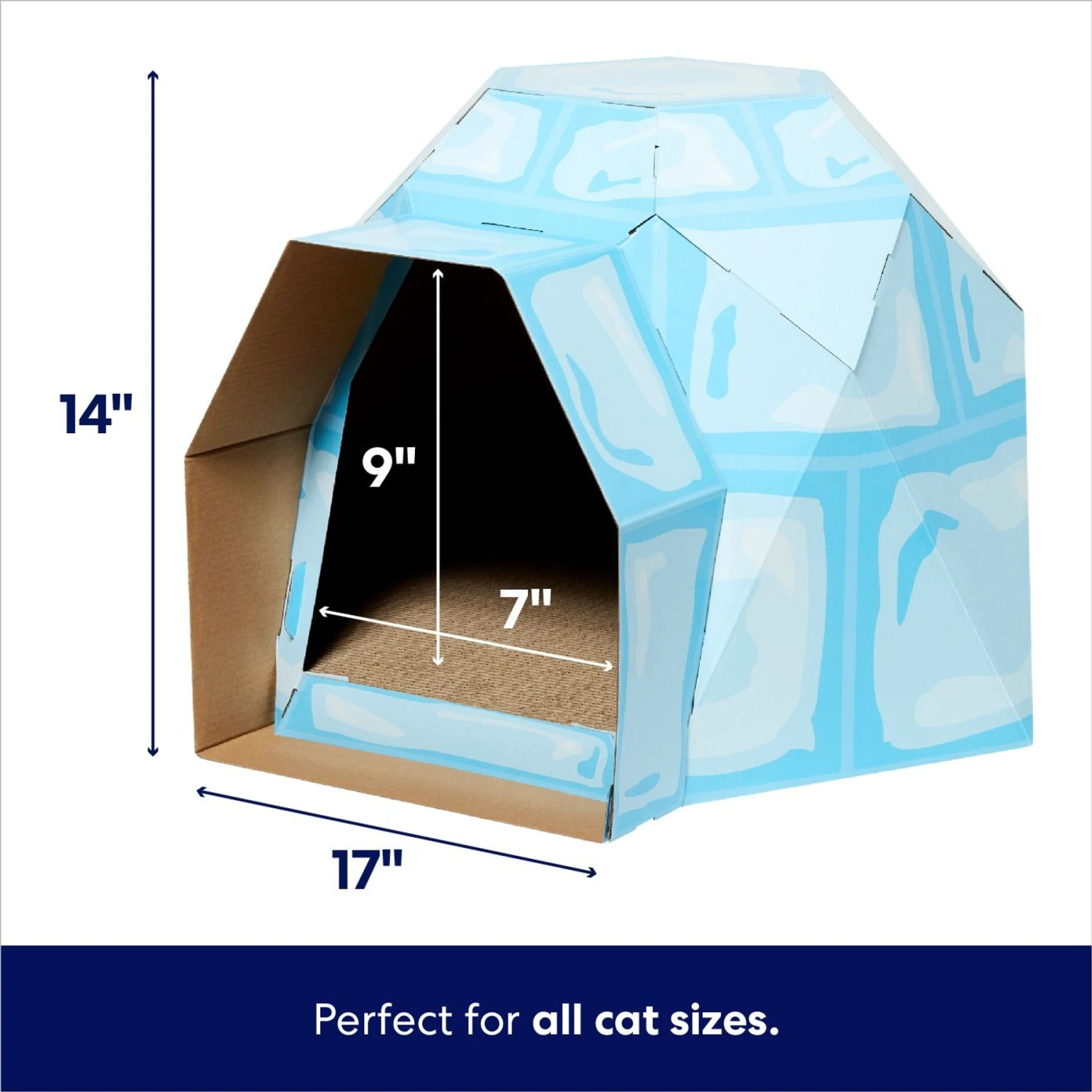 Frisco Igloo Cardboard Cat House - Image 2