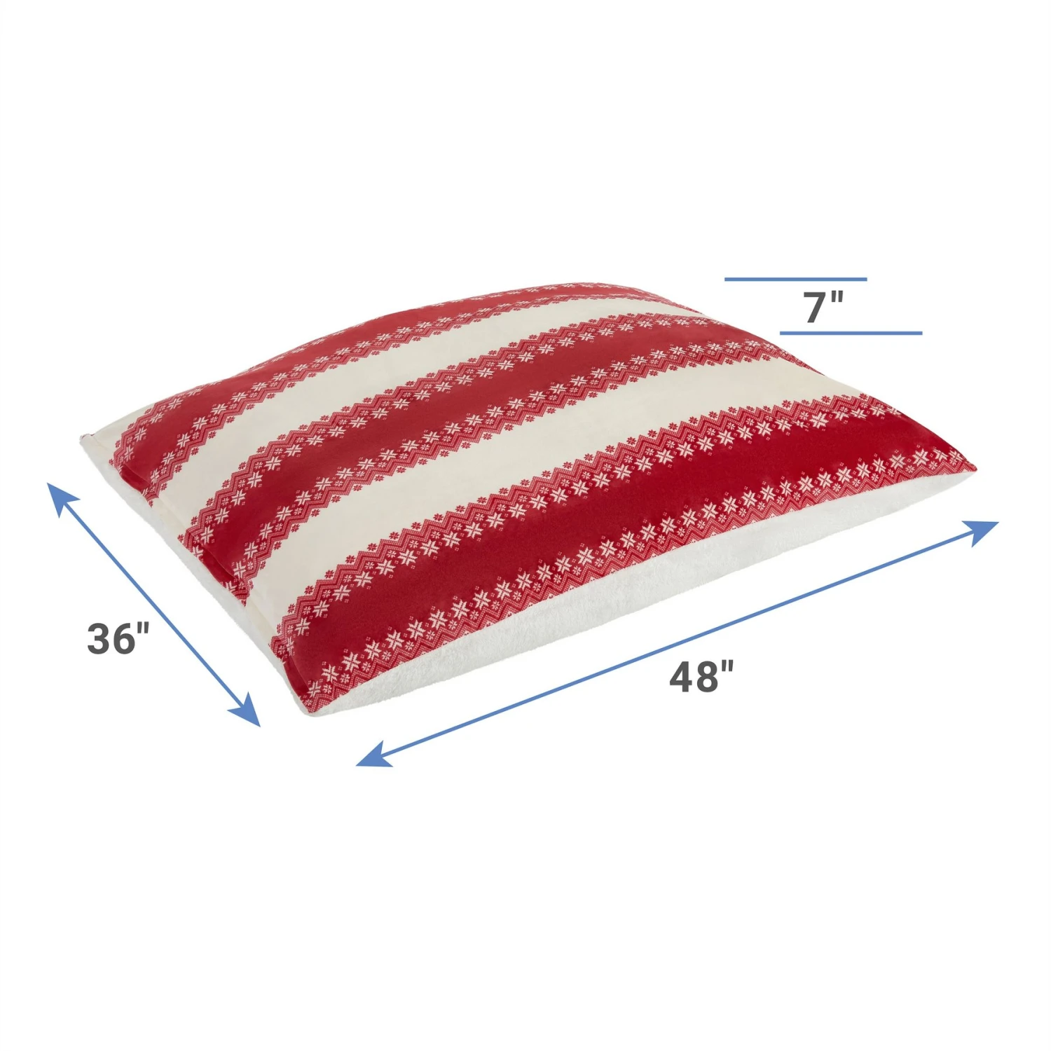 Frisco Nordic Fair Isle Dog & Cat Lounger - Image 2