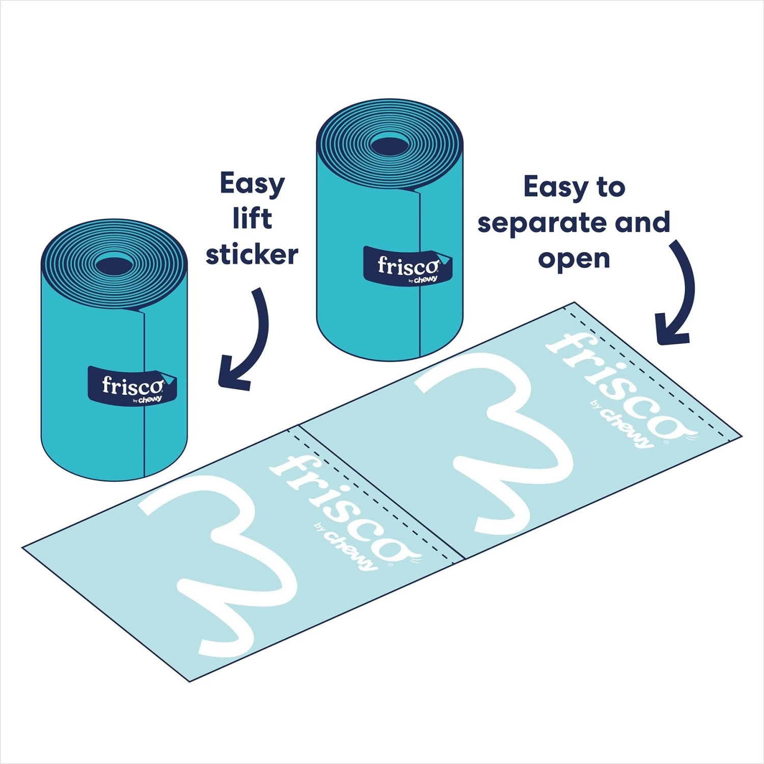 Frisco Dog Poop Bag Square Design Dispenser - Image 2