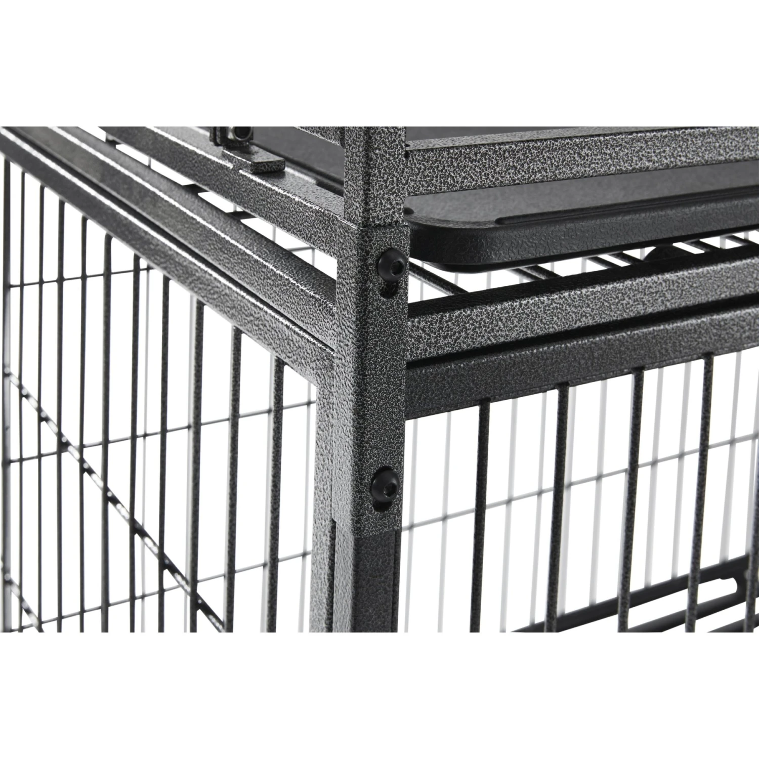 Frisco Ultimate Lightweight Heavy Duty Foldable & Stackable Steel Metal Single Door Dog Crate - Image 7