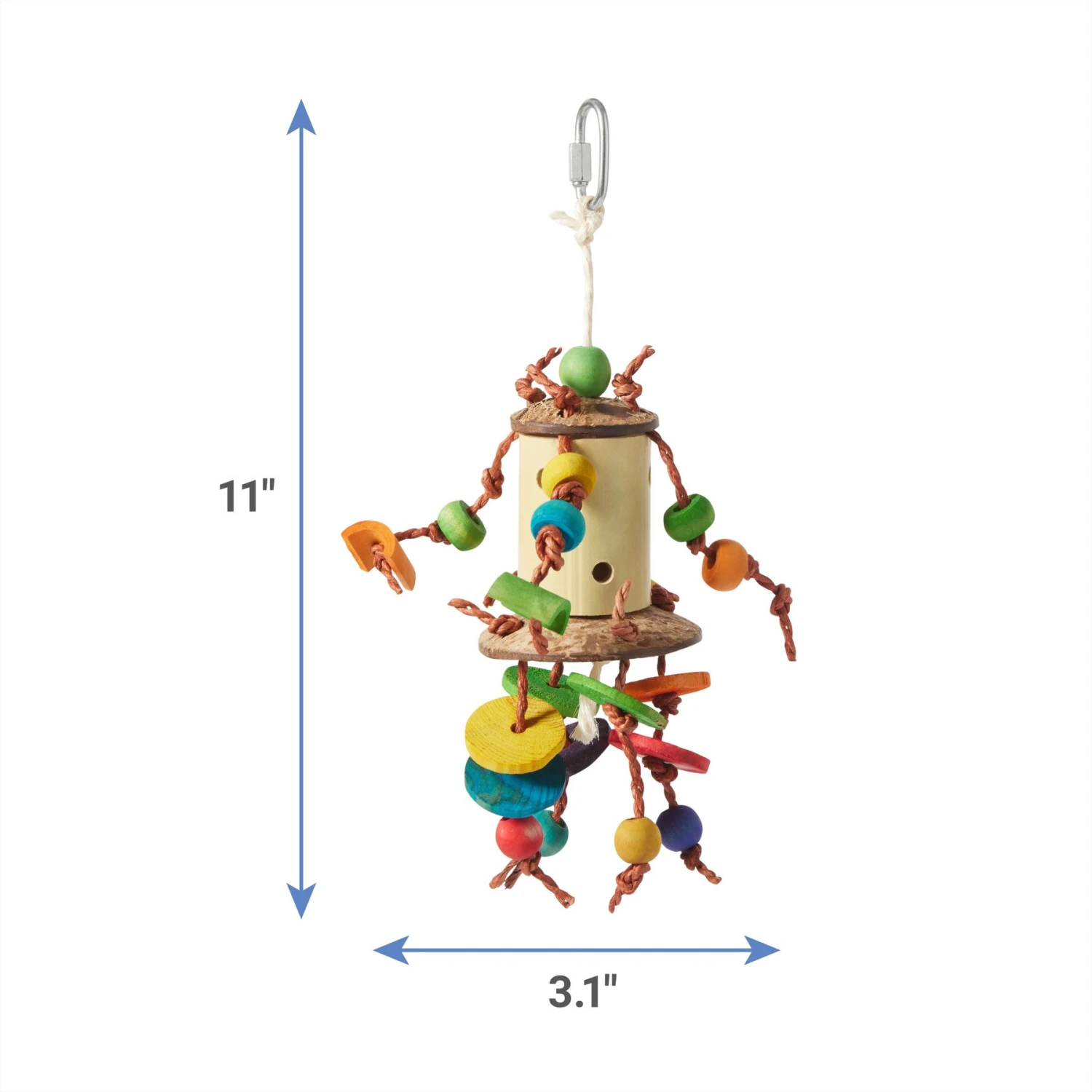 Frisco Knotted Activity Cluster Bird Toy - Image 2