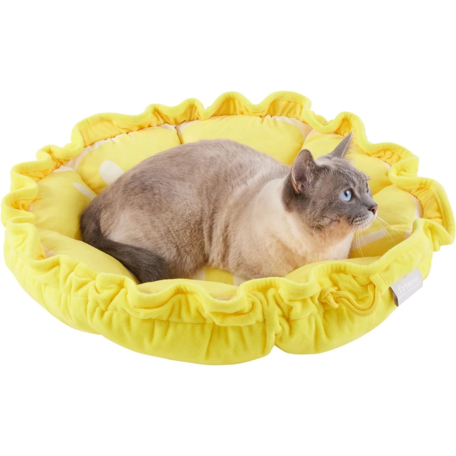 Frisco Lemon Adjustable Cat & Dog Bolster Bed - Image 3