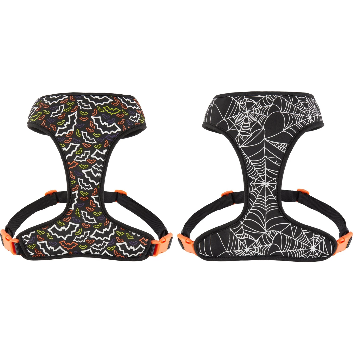 Frisco Halloween Over-The-Head Reflective Bat Wing Vest Harness