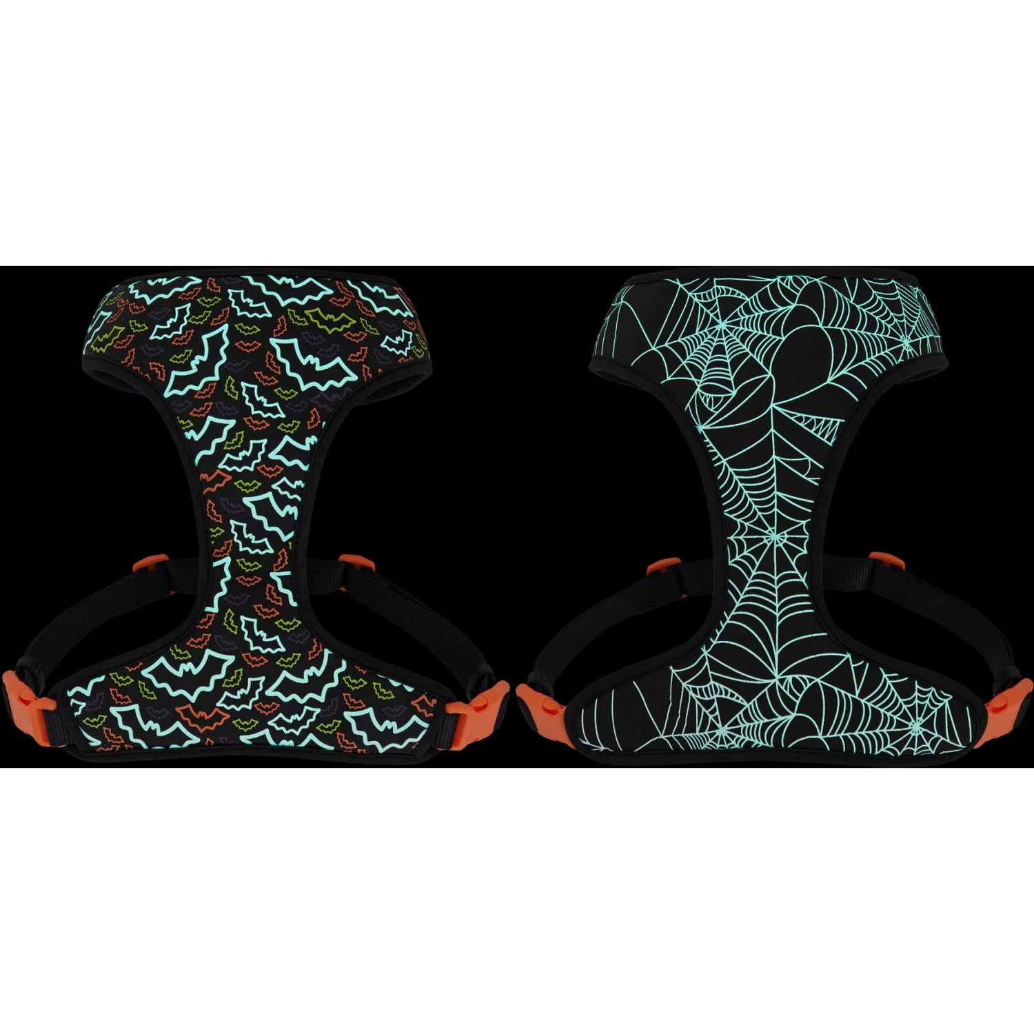 Frisco Halloween Over-The-Head Reflective Bat Wing Vest Harness - Image 5