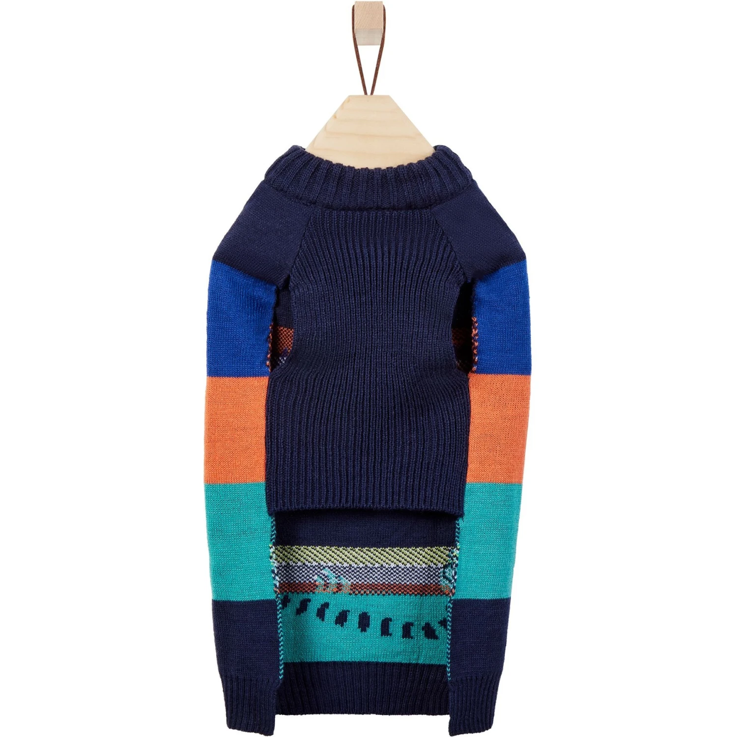 Frisco Anaconda Cheetah Colorblock Dog & Cat Sweater - Image 5