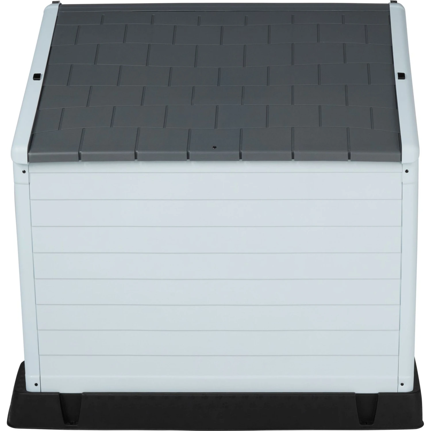 Frisco Plastic Outdoor Dog House With Elevated Platform - Image 4