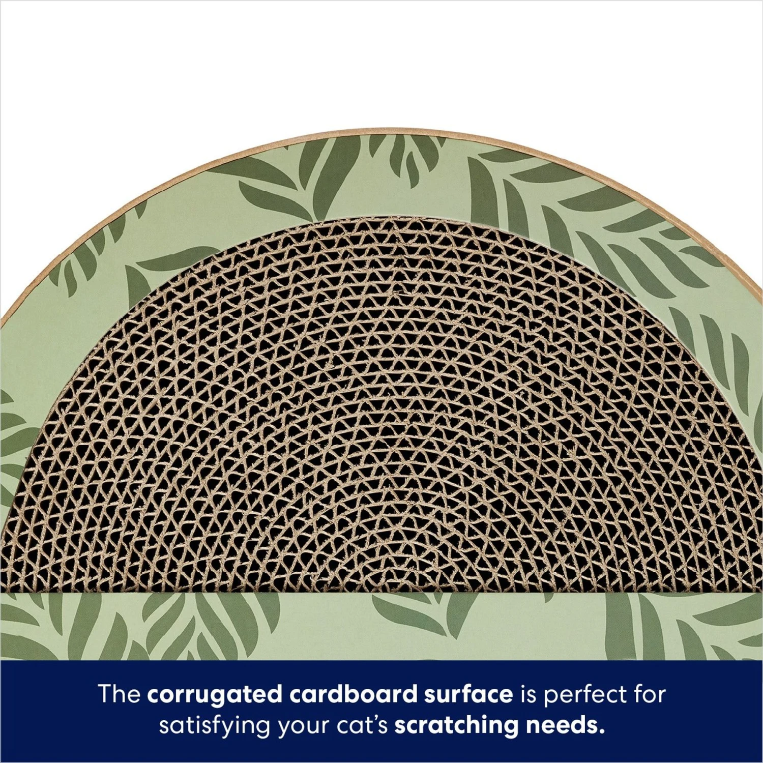 Frisco Interactive Maze & Scratch Cardboard Cat Toy Box With Catnip, Palms - Image 4