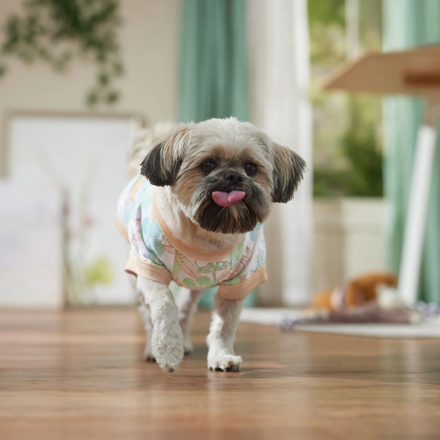 Frisco Vintage Tropical Dog & Cat Pocket T-Shirt - Image 6