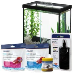 Aqueon PURE Betta Beads Aquarium Water Care + 4 Items