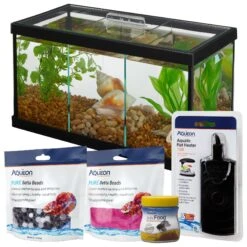 Frisco 3 Betta Aquarium With Divider/Top + 4 Items