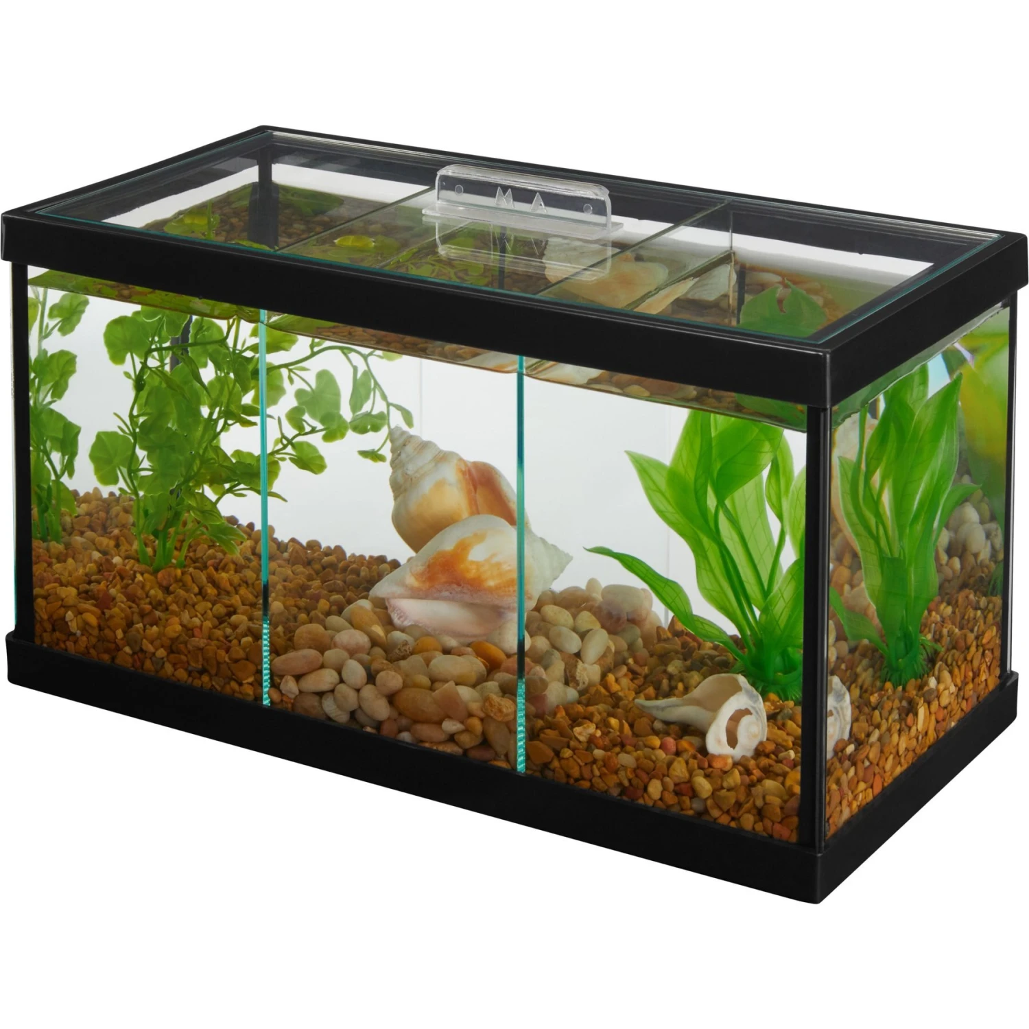 Frisco 3 Betta Aquarium With Divider/Top + 4 Items - Image 2