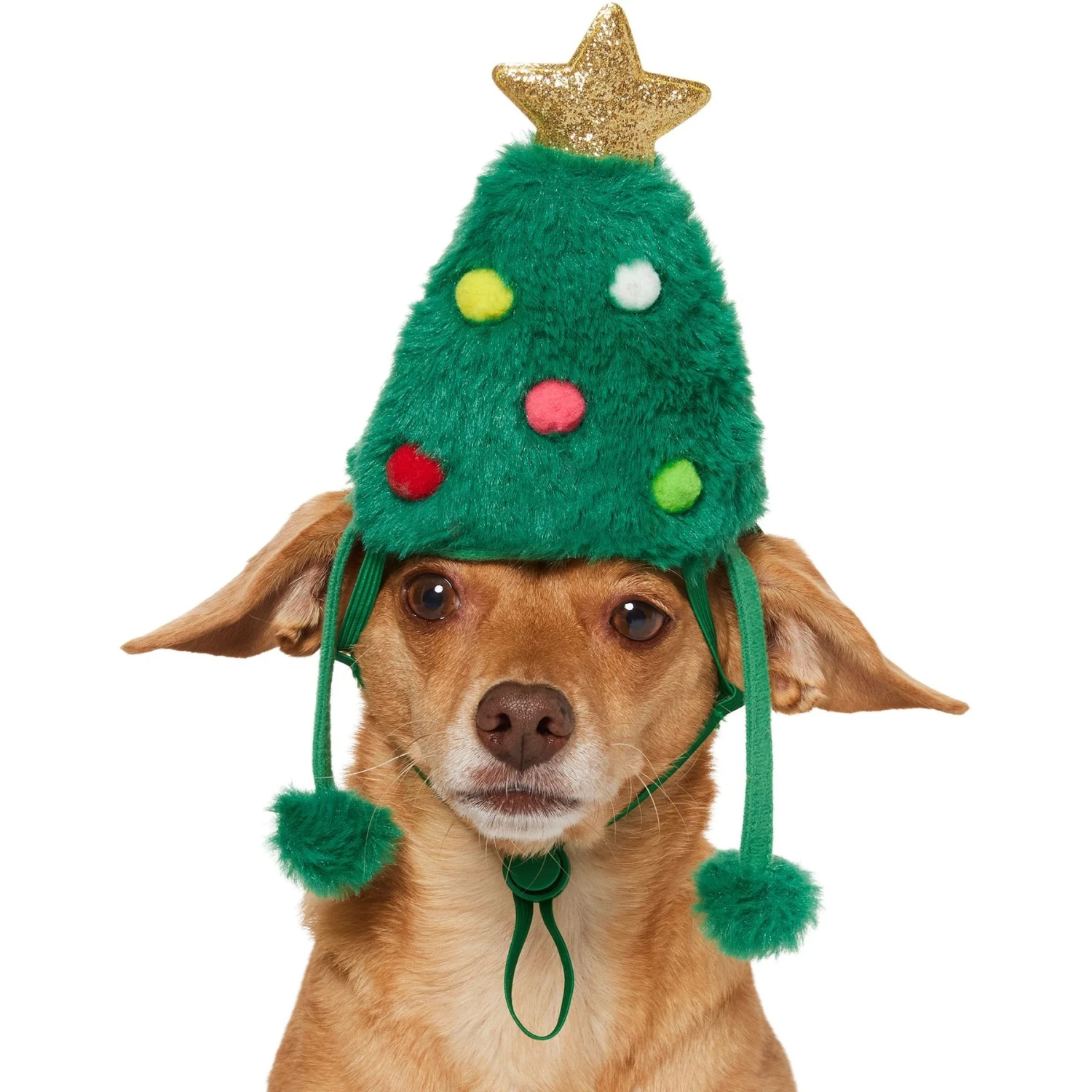 Frisco Christmas Tree Faux Fur Dog & Cat Hat - Image 3